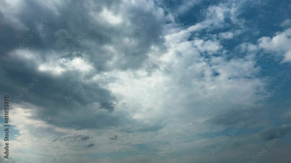 1 Minute Fly Clouds, Time Lapse