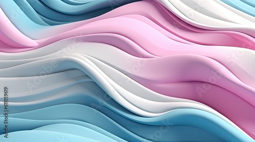 A modern colorful background with wavy shapes. Abstract background created with Generative Ai Technology