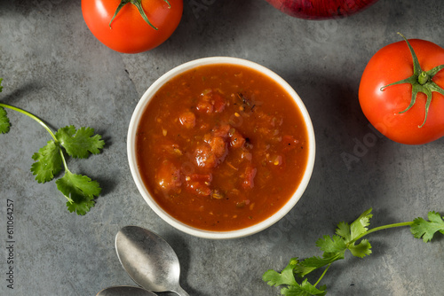 Homemade Red Tomato Mexican Salsa
