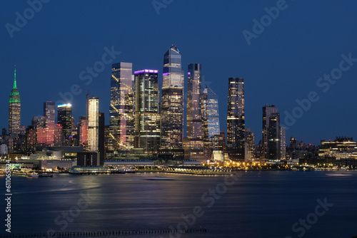 Hudson Yards New York City at night