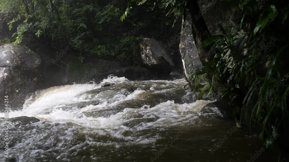 Neluwa Doowili Ella Falls. Sinharaja Forest Reserve. Sri Lanka. UNESCO. Neluwa Doowili Ella Falls. Sinharaja Forest Reserve. Sri Lanka. UNESCO.