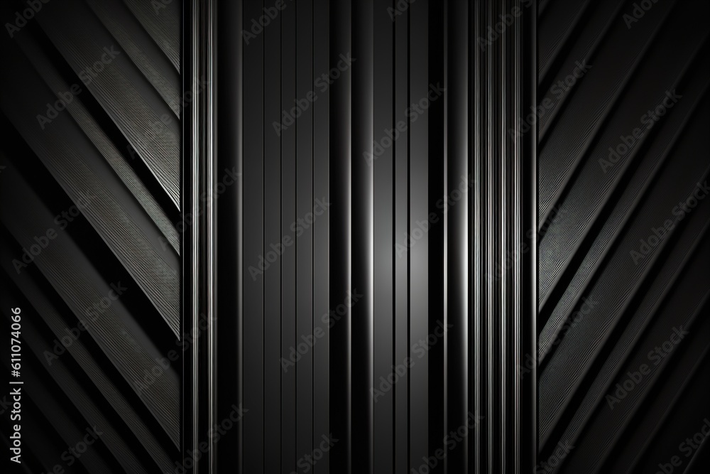 Obraz premium A dark background with diagonal stripes generated by AI