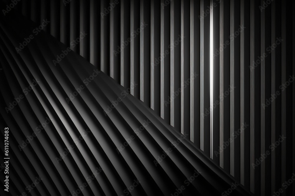 Obraz premium A dark background with diagonal stripes generated by AI