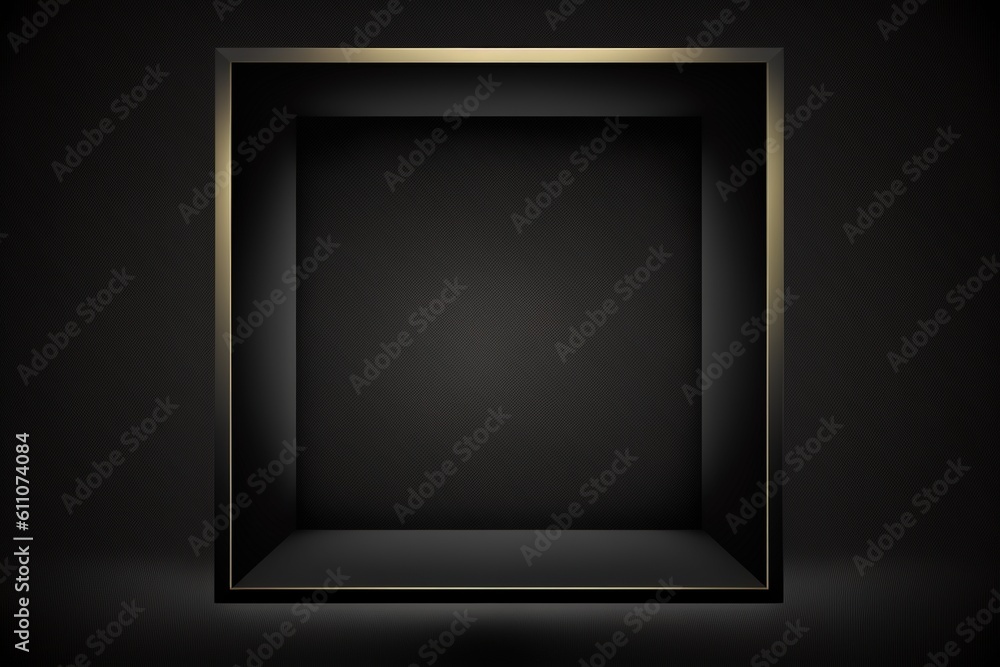 A luxury modern dark background in the shape of a rectangle, generated by AI A luxury modern dark background in the shape of a rectangle, generated by AI