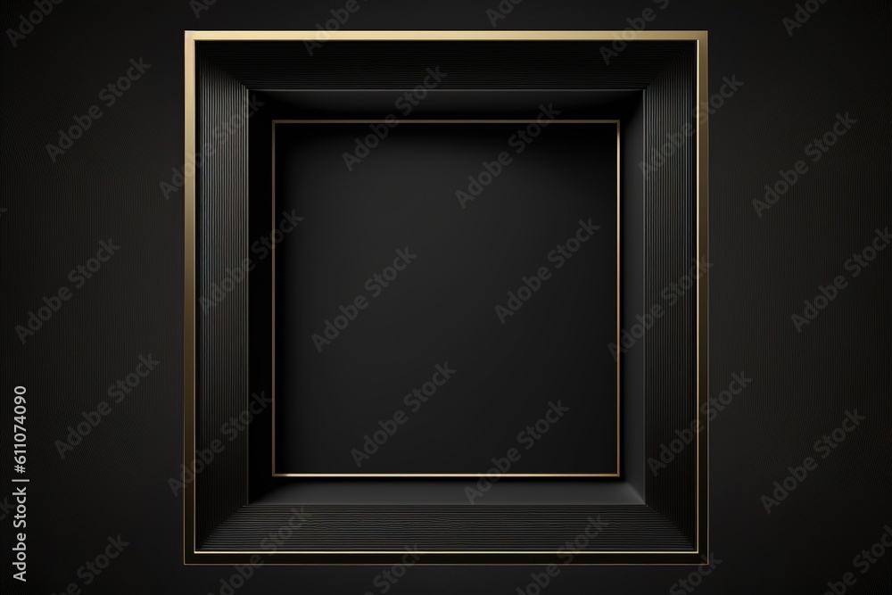 A luxury modern dark background in the shape of a rectangle, generated by AI A luxury modern dark background in the shape of a rectangle, generated by AI