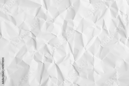 crumpled white paper texture. wrinkled paper texture background