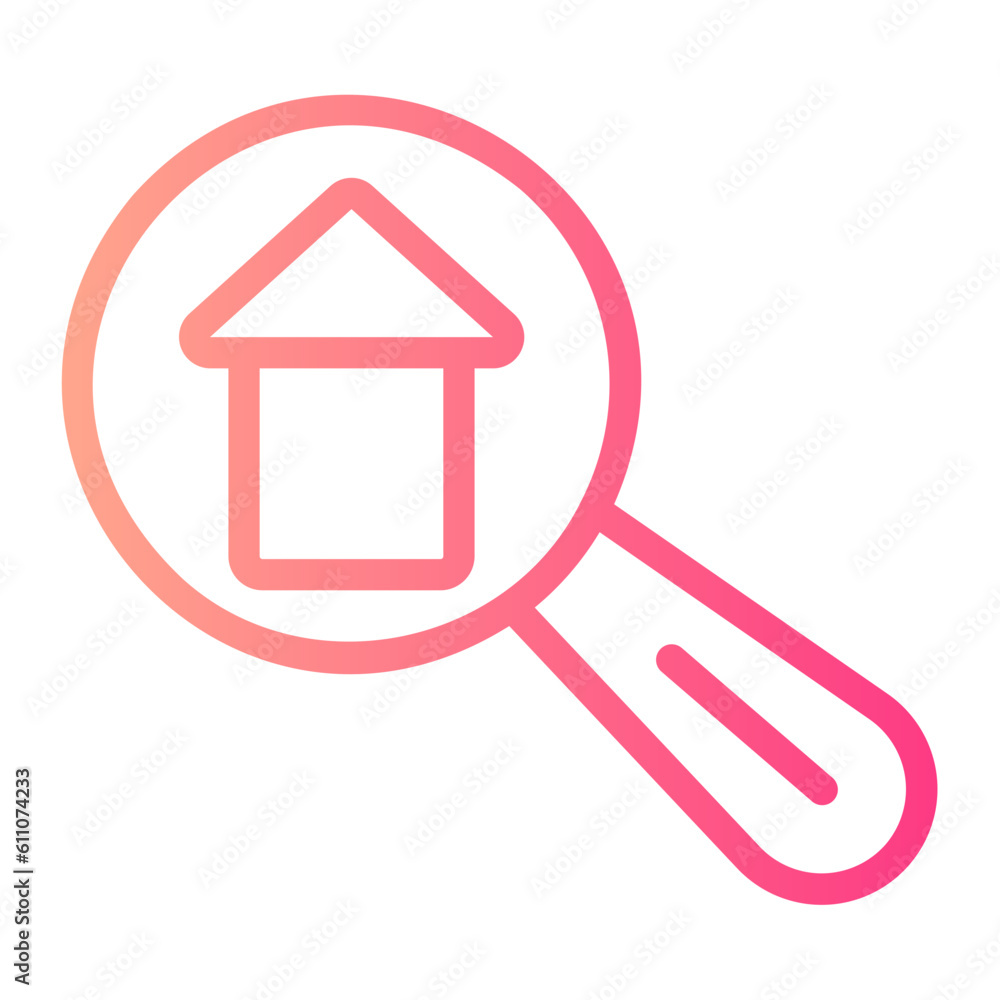 house gradient icon