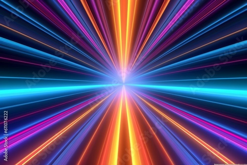Abstract background. luminous swirling. Elegant glowing circle.  Sparking particle. Space tunnel. Glossy jellyfish. Colorful ellipse. Glint sphere, generative Ai