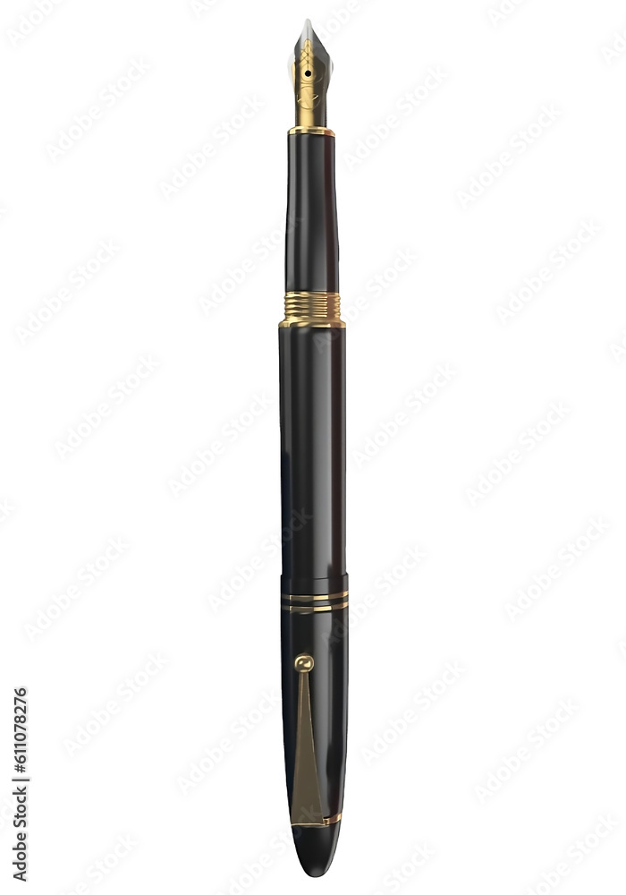 fountain pen with transparent background fountain pen with transparent background