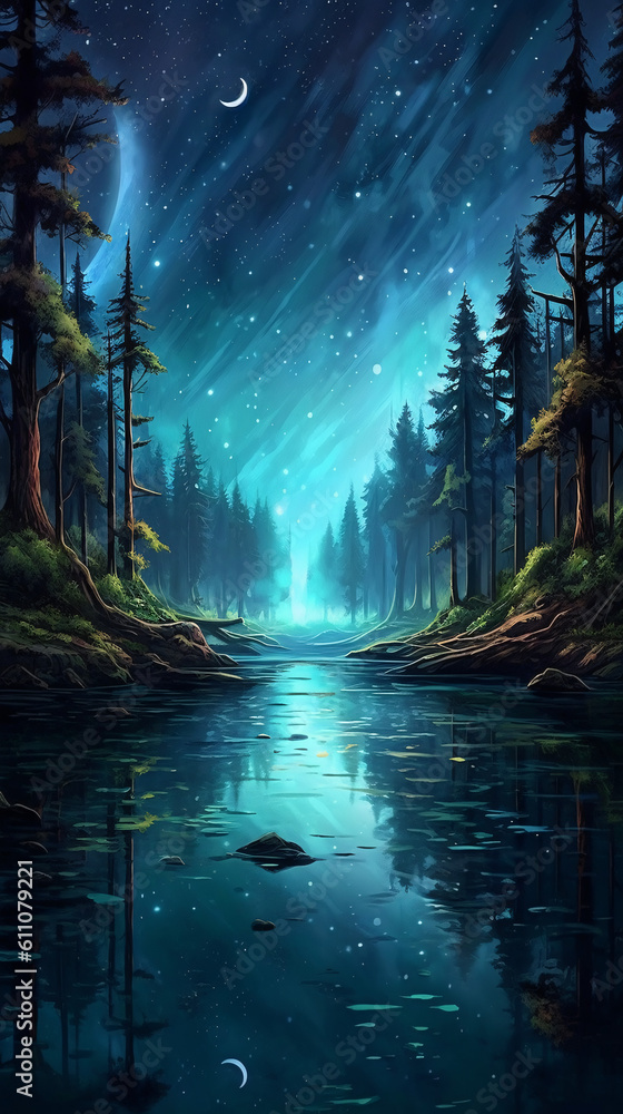 Dreamy Forest Environment