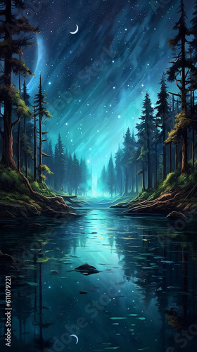 Dreamy Forest Environment