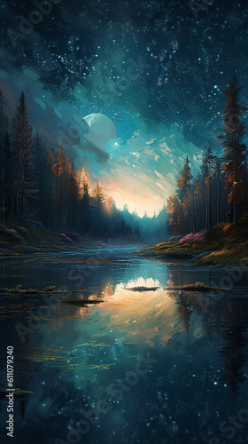 Dreamy Forest Environment