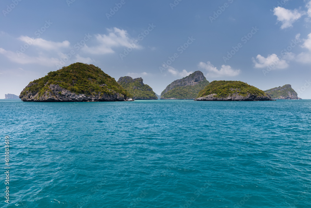 Naklejka premium Ang Thong National Marine Park,tropical paradise,Samui District, Suratthani, Thailand