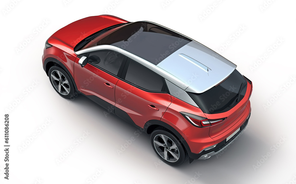 generic modern SUV car. Generative A.I. generic modern SUV car. Generative A.I.