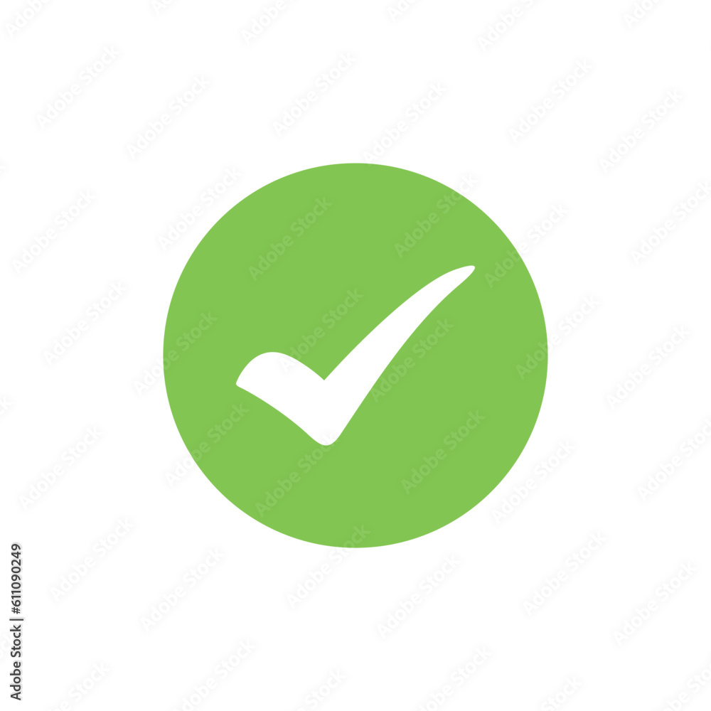 Check Mark Checklist Circle Badge Vector Template Check Mark Checklist Circle Badge Vector Template