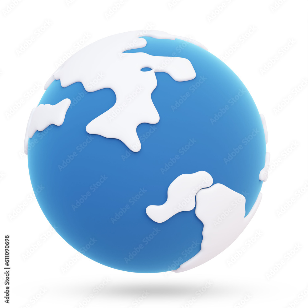 3d illustration of globe,world,earth and planet isolate on white empty space background.3d render. 3d illustration of globe,world,earth and planet isolate on white empty space background.3d render.