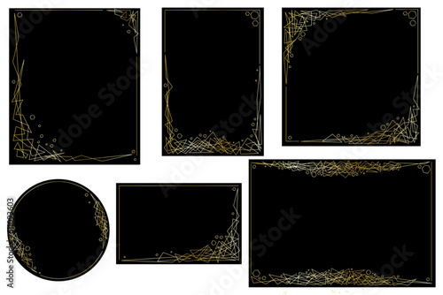 set de varias ilustraciones vesctoriales de diesñp para cartas o postales  
