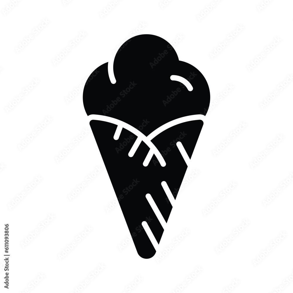 Ice cream cup in modern style, ready to use and download Ice cream cup in modern style, ready to use and download