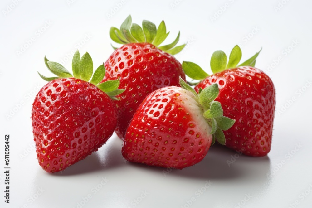 Appetizing tasty Strawberries. The concept of proper nutrition and vitamins in the crop. AI generated, human enhanced. Appetizing tasty Strawberries. The concept of proper nutrition and vitamins in the crop. AI generated, human enhanced.
