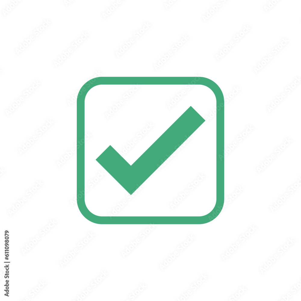 Check Mark Checklist Badge Sticker Vector Template Check Mark Checklist Badge Sticker Vector Template