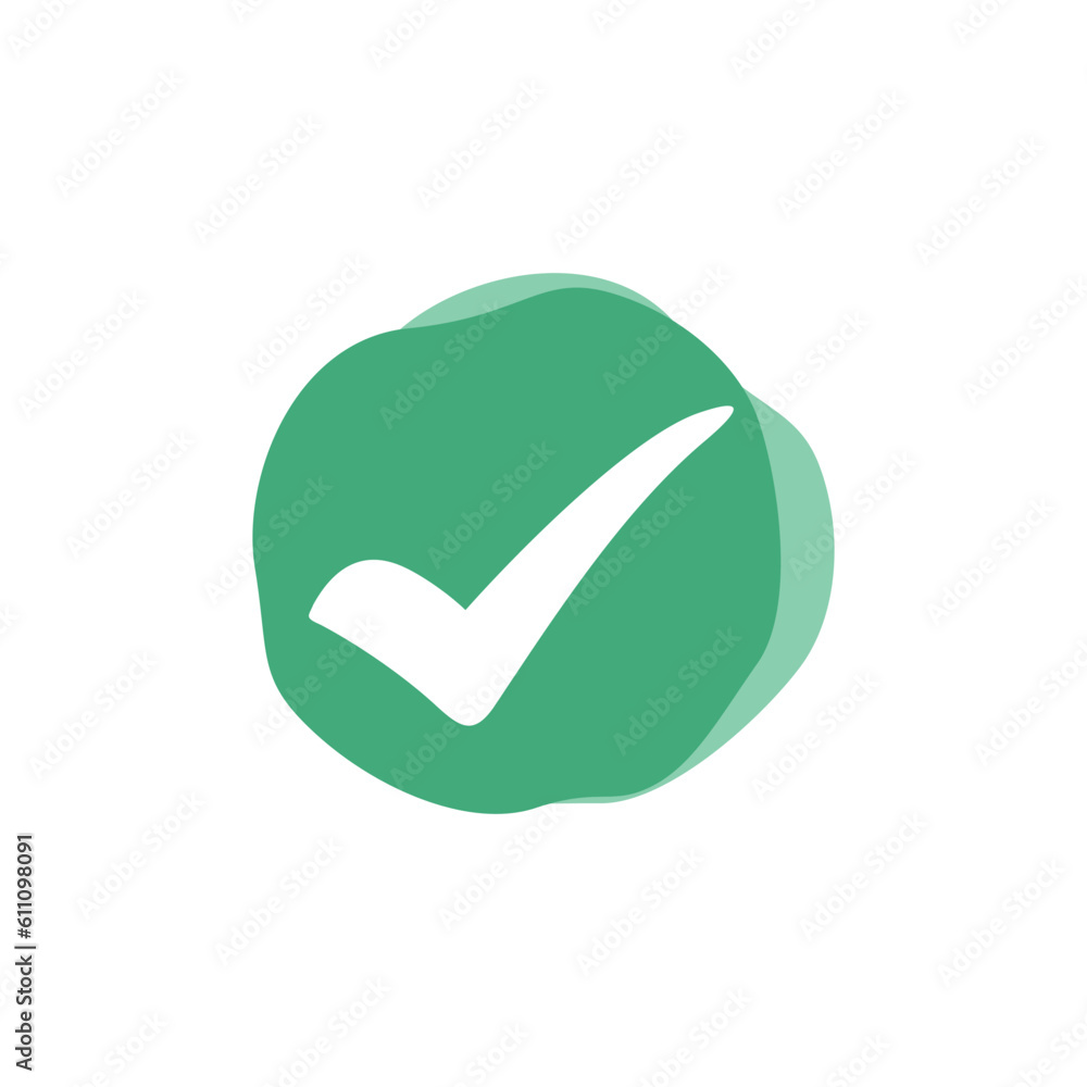 Check Mark Checklist Badge Sticker Vector Template Check Mark Checklist Badge Sticker Vector Template
