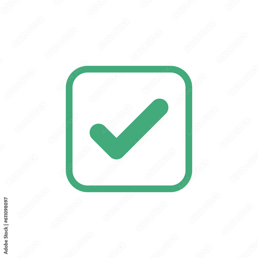 Check Mark Checklist Badge Sticker Vector Template Check Mark Checklist Badge Sticker Vector Template