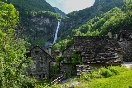 Scenic village in Switzerland