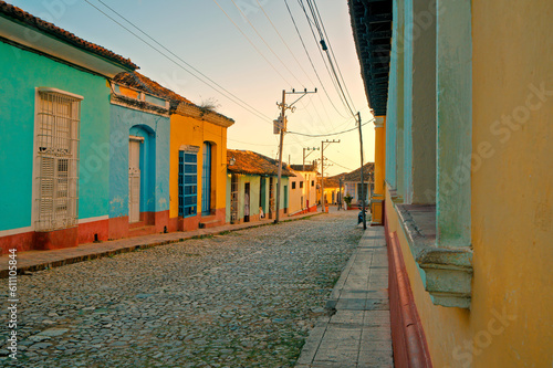 Trinidad street at sunset, Cuba © Salva G. Cubells