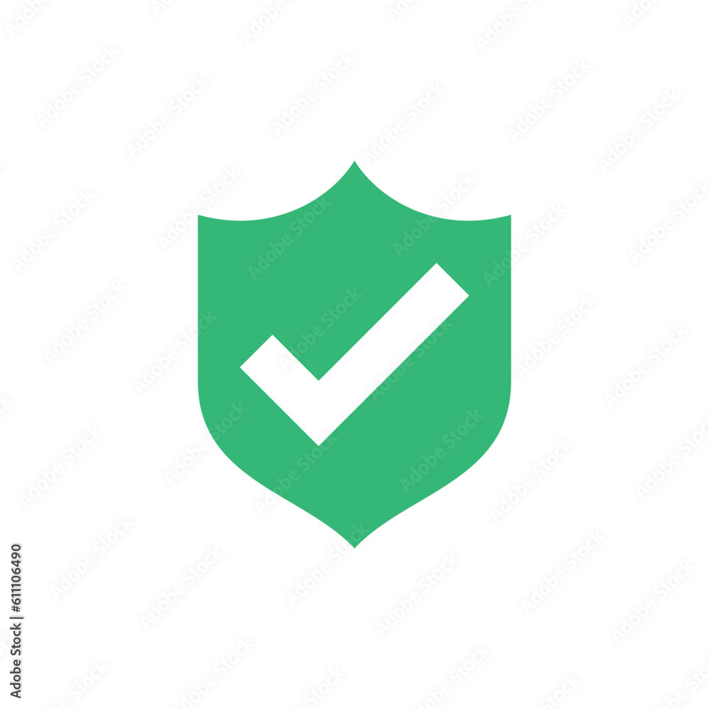 Checklist Check Mark Tick Shield Icon Vector Template Checklist Check Mark Tick Shield Icon Vector Template