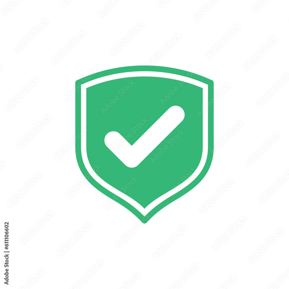 Checklist Check Mark Tick Shield Icon Vector Template Checklist Check Mark Tick Shield Icon Vector Template