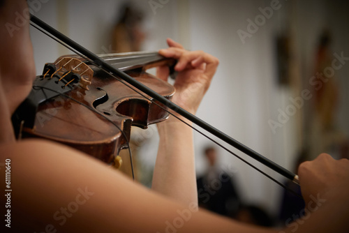 фотографія violín, cuerda, música, tocar, instrumento, macro, zoom, mano