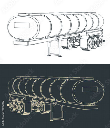 Tanker trailer drawings