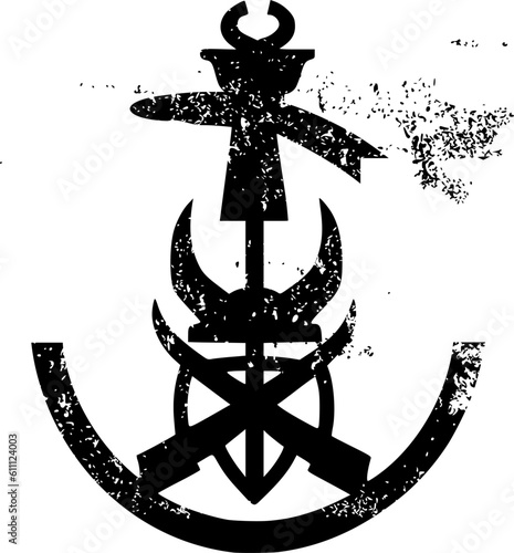 Wikinger Vector - Vintage Textur Style