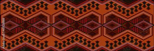 Pattern, ornament,  tracery, mosaic ethnic, folk, national, geometric  for fabric, interior, ceramic, furniture in the Latin American style