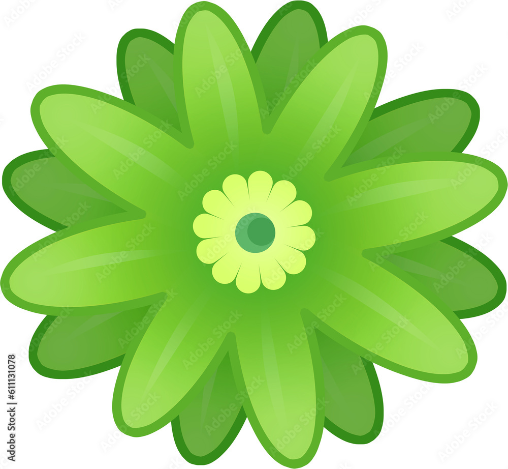 Cartoon scene with plant beautiful colorful flower isolated illustration for children Cartoon scene with plant beautiful colorful flower isolated illustration for children
