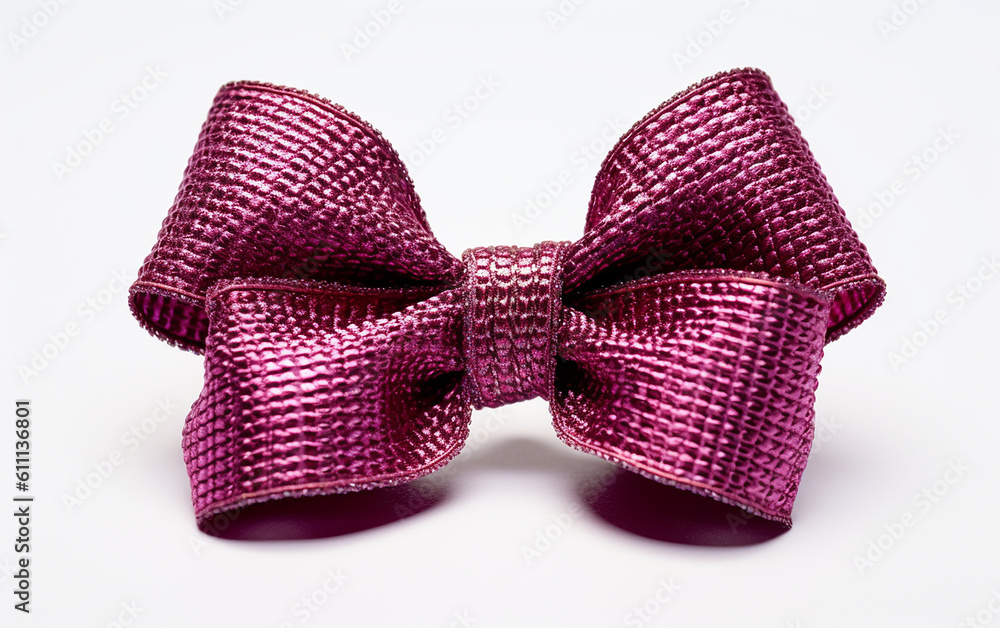 Christmas gift box ribbon. A lovely Christmas bow, enhancing the beauty of gift boxes for presents. Generative AI Christmas gift box ribbon. A lovely Christmas bow, enhancing the beauty of gift boxes for presents. Generative AI