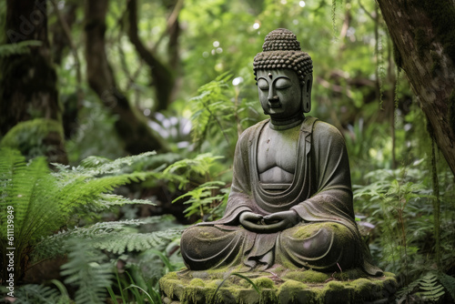 buddha statue in the garden