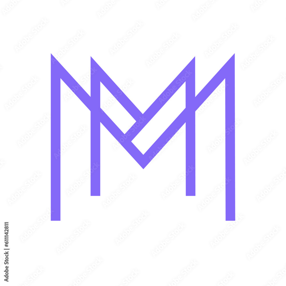 Initial letter MM logo Design Vector Initial letter MM logo Design Vector