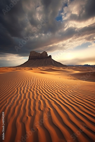 Beautiful Desert landscape. AI generative