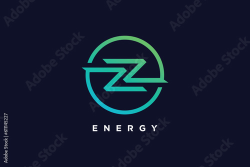 Free Download Energy logo design idea with creative letter z concept - GFXLoad