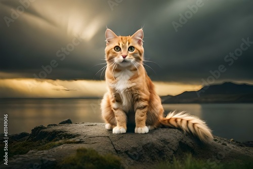 cat on the rocks © baloch