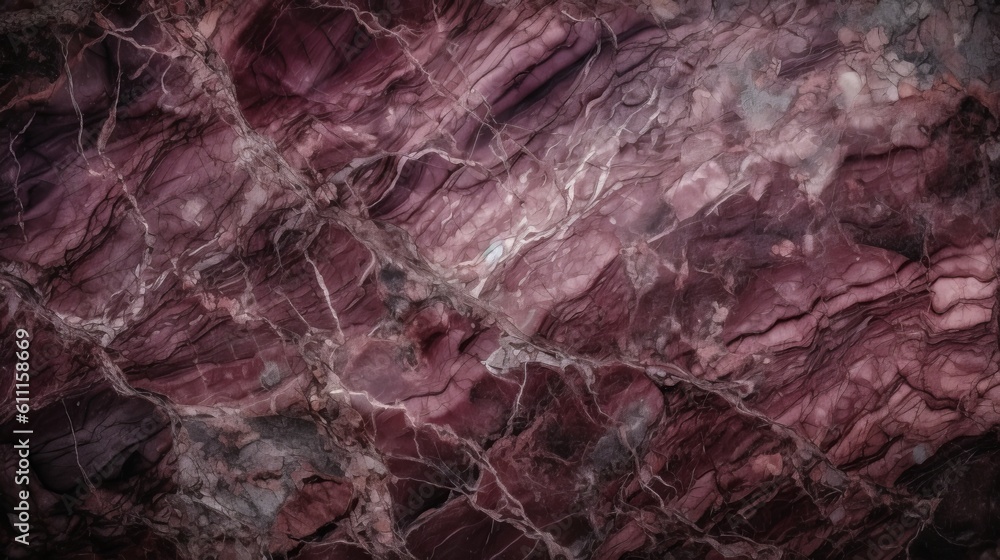 Pink marble texture background, marble tiles, Italian stone texture, for digital wall and floor tiles. Created with Generative AI technology.