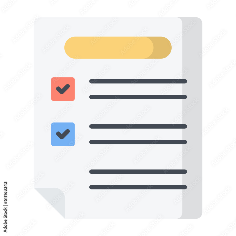 Rules Flat Icon Rules Flat Icon