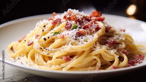 Carbonara  Creamy Indulgence with Pancetta