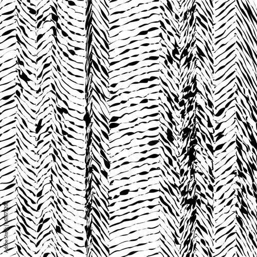 seamless pattern of fern or car tire prints