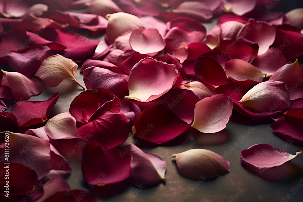 Red rose petals - AI Technology Red rose petals - AI Technology