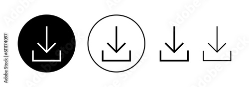 Free Download Download icon vector for web and mobile app. Download sign and symbol - GFXLoad