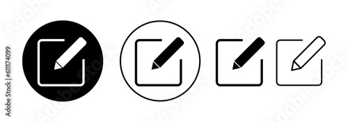 Free Download Edit icon vector for web and mobile app. edit document sign and symbol. edit text icon. pencil. sign up - GFXLoad