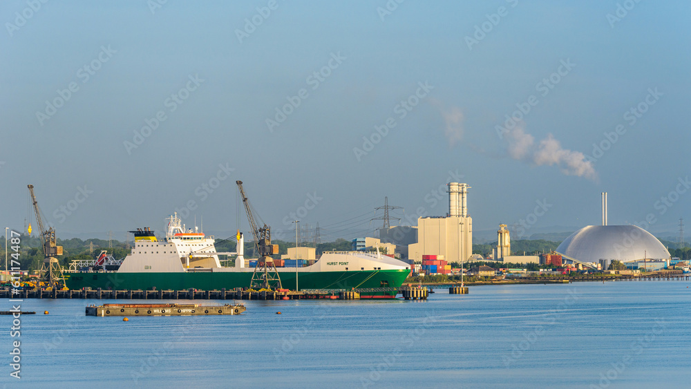 Fototapeta premium Mayflower Cruise Terminal and Docks in Southampton, Hampshire, England