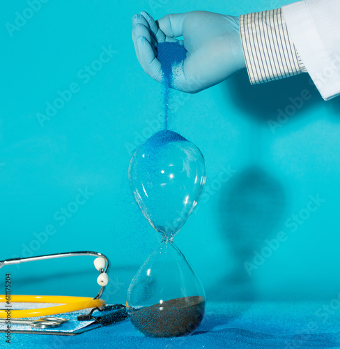 Εκτύπωση καμβά Medical technology, we can now extend more time to people's life, The goal of medicine is to prolong more time to people's lives and improve their quality of life